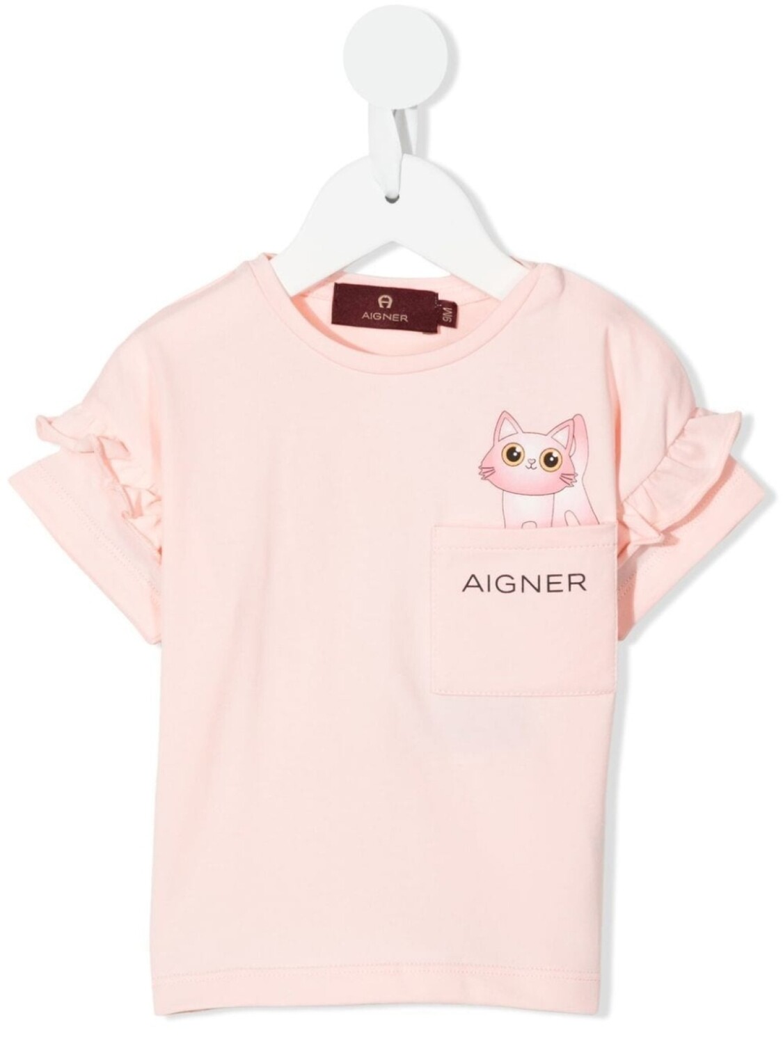 

Aigner Kids футболка с логотипом, розовый