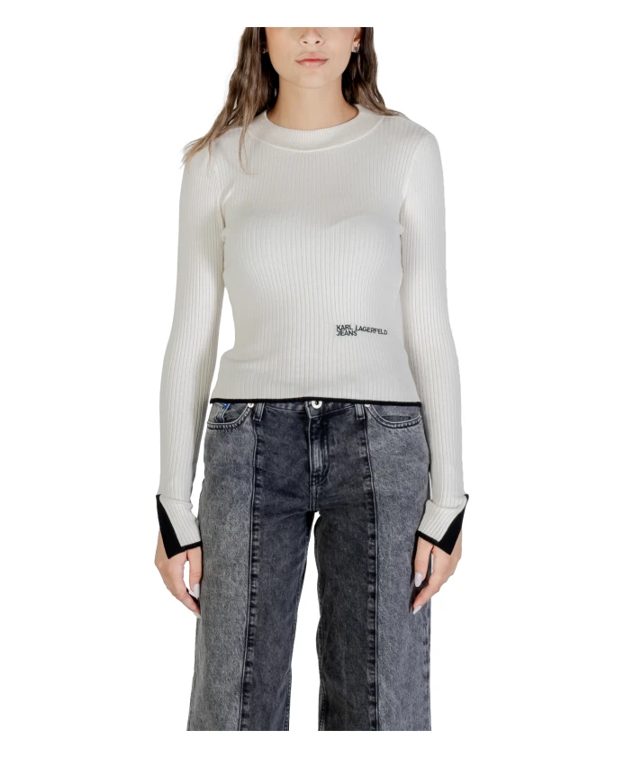 

Свитер с высоким воротником a3w18006 Karl Lagerfeld, бежевый