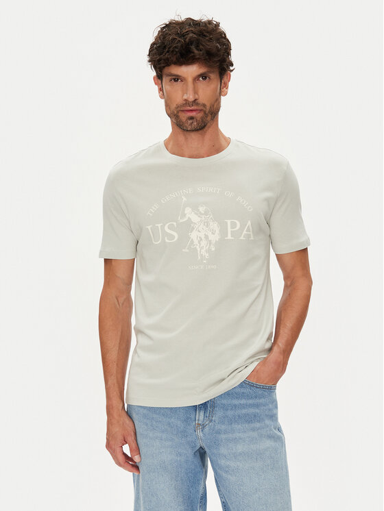 

Футболка regular fit MUP4203 U.S. Polo Assn., бежевый