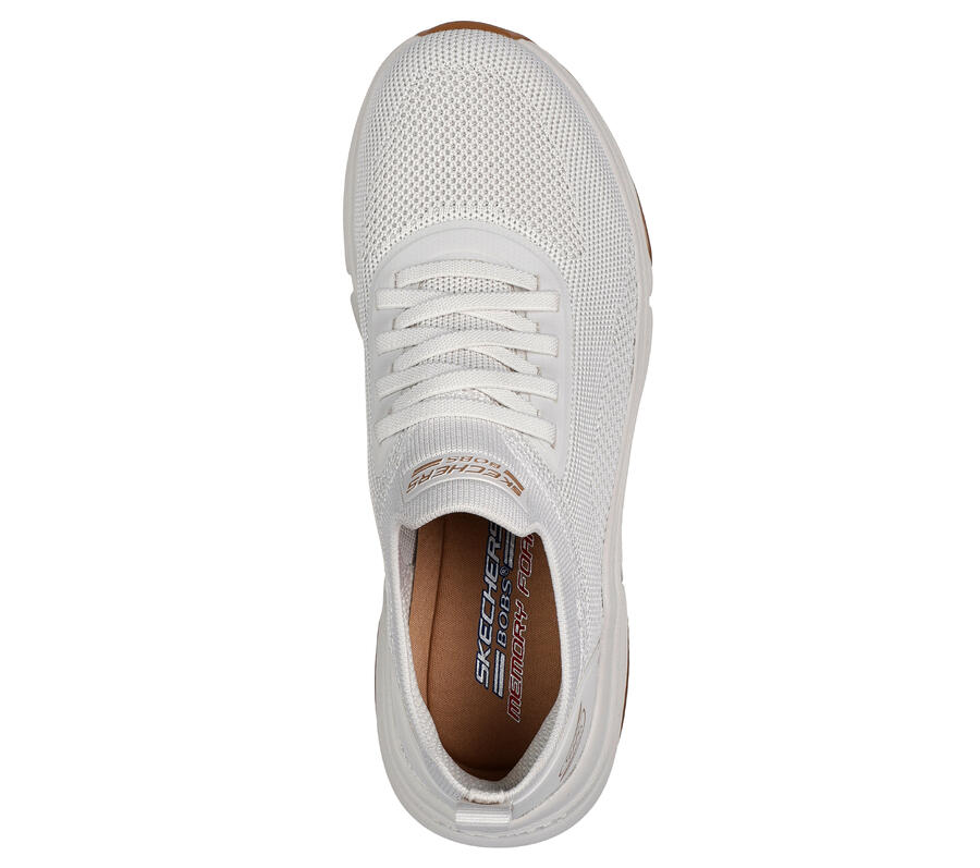 SKECHERS Женские кроссовки BOBS SPARROW FLEX INSTANT CLOUT Slip-On белого цвета — фото 2
