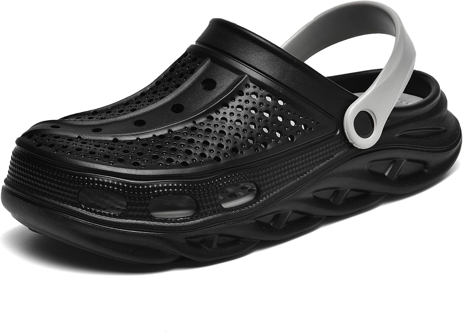 

Садовые сабо с поддержкой свода стопы, сандалии, подушка для восстановления после фасциита, стельки Clootess, серый