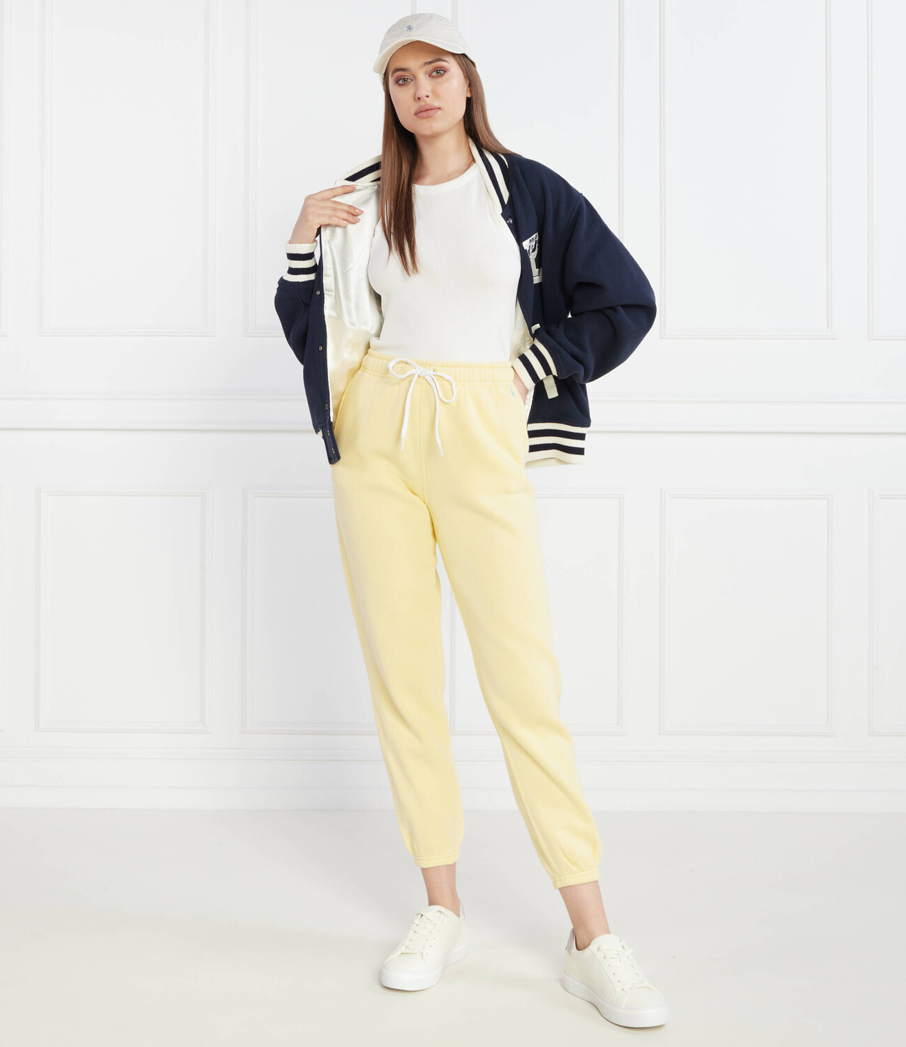 Топ Tommy Hilfiger 5X2 RIB NS Slim Fit, белый — фото 2