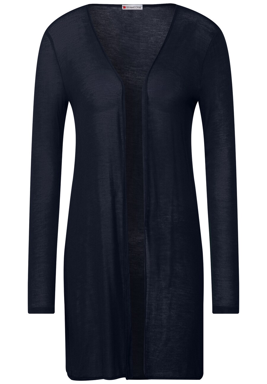 

Вязаный кардиган STREET ONE, темно-синий