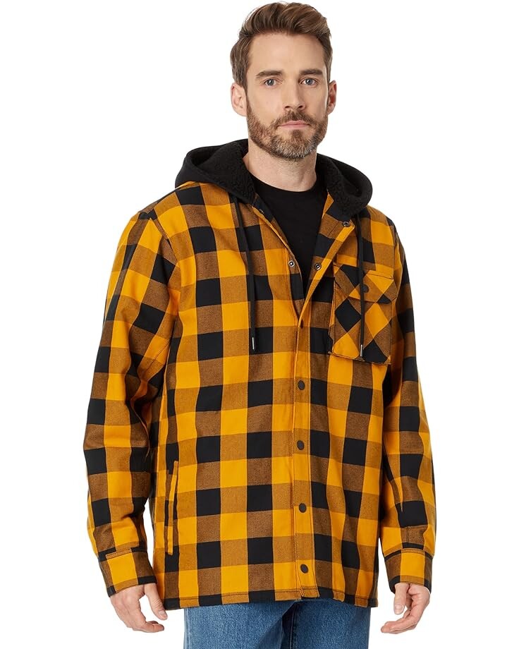 

Куртка Oakley Bear Cozy Hooded, цвет Amber Yellow/Black Check