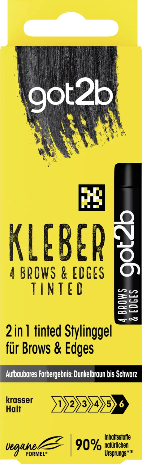 

Гель для бровей got2b 2in1 Stylinggel Brows & Edges Tinted Dunkelbraun bis Schwarz