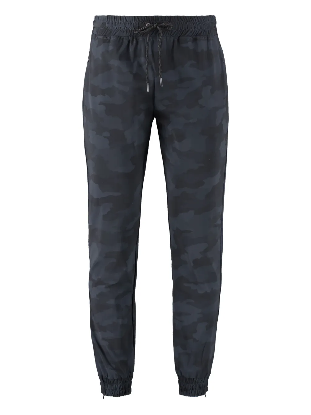 

Брюки с камуфляжным принтом и кулиской THE (Alphabet), синий