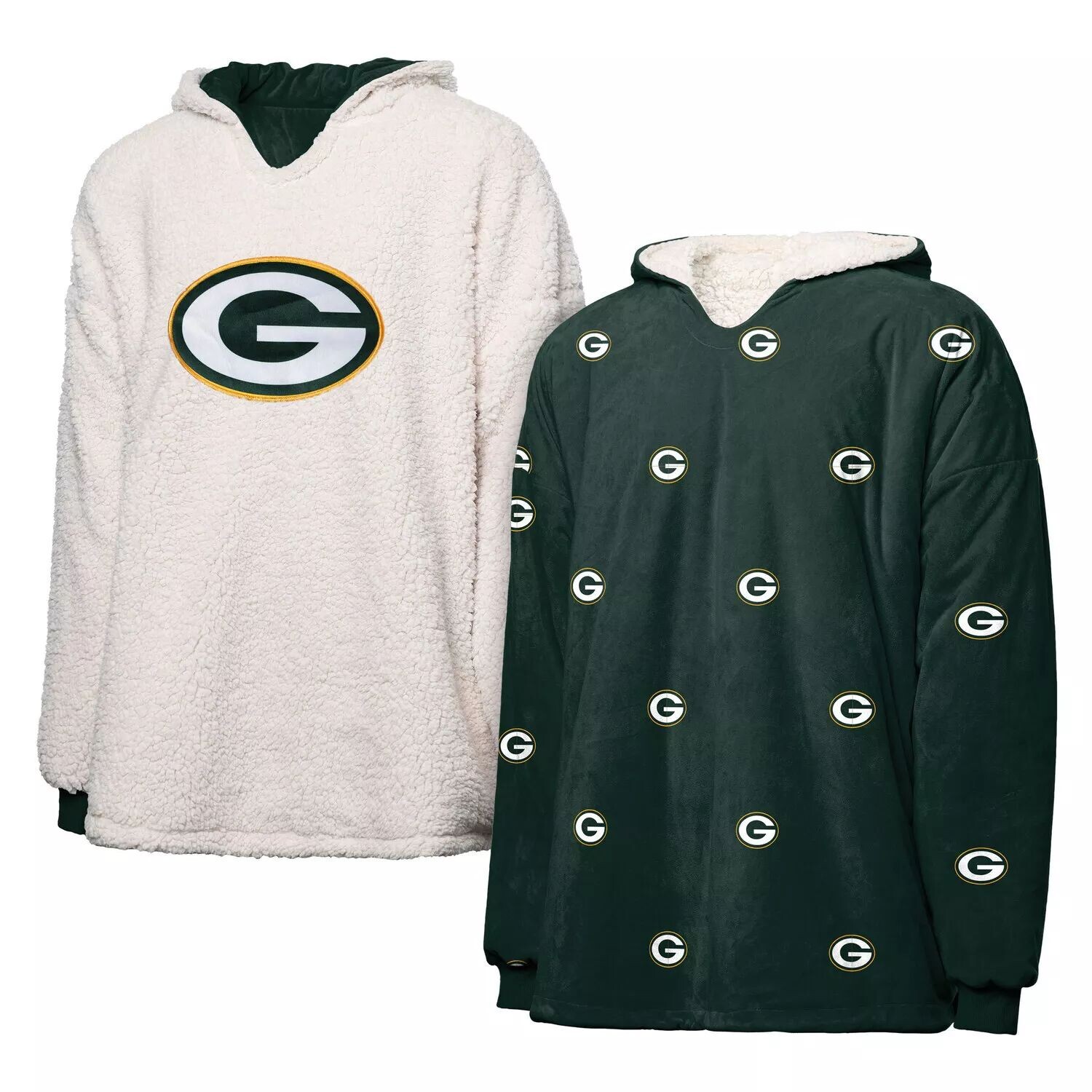 

Двусторонний худиз FOCO Green Bay Packers с повторяющимся принтом
