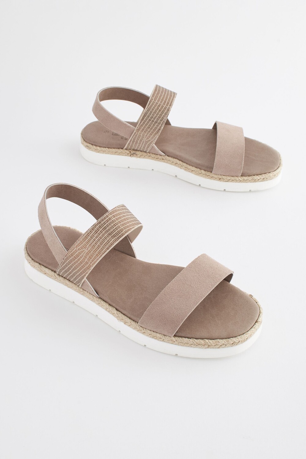 Сандалии Forever Comfort с эластичными ремешками Next, белый