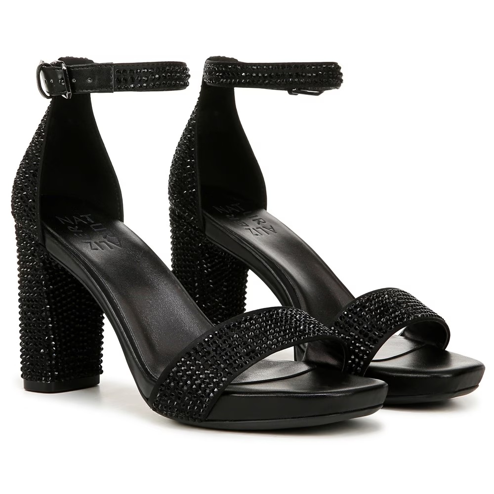 Босоножки Joy Glitz от Naturalizer, black satin