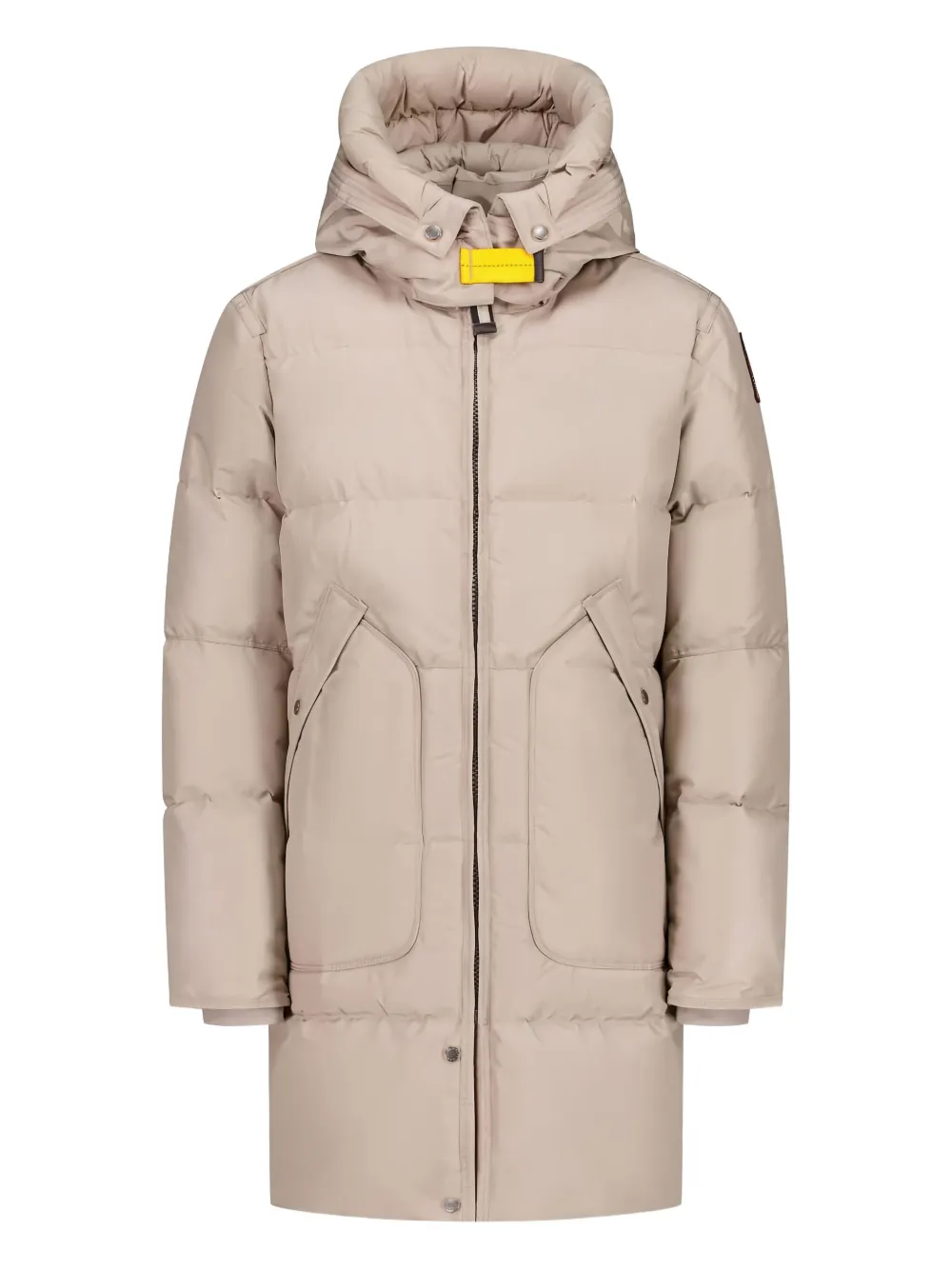 

Удлиненное стеганое пальто с капюшоном Parajumpers, нейтральный