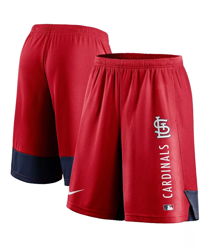 

Мужские тренировочные шорты для занятий спортом St. Louis Cardinals Authentic Collection, красные Nike