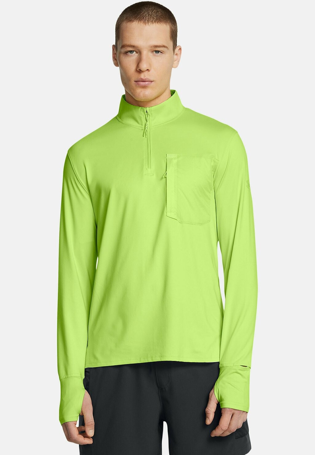 

Рубашка с длинным рукавом TRAIL RUN QUARTER ZIP Under Armour, зеленый