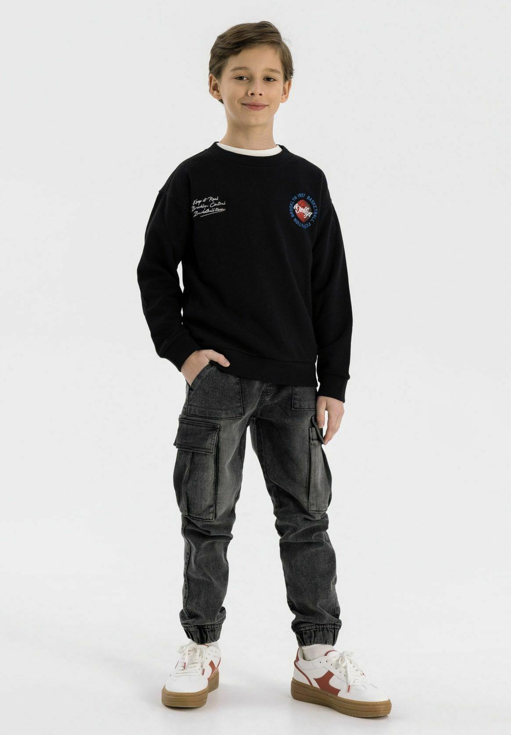 

Джинсы JOGGER MINOTI, цвет Black Denim