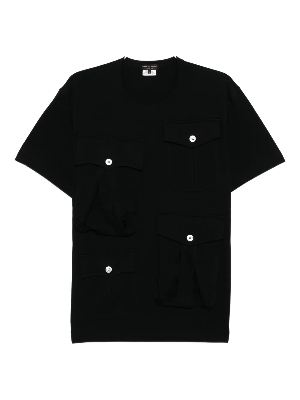 

Хлопковая футболка Comme des Garçons Homme Plus, черный