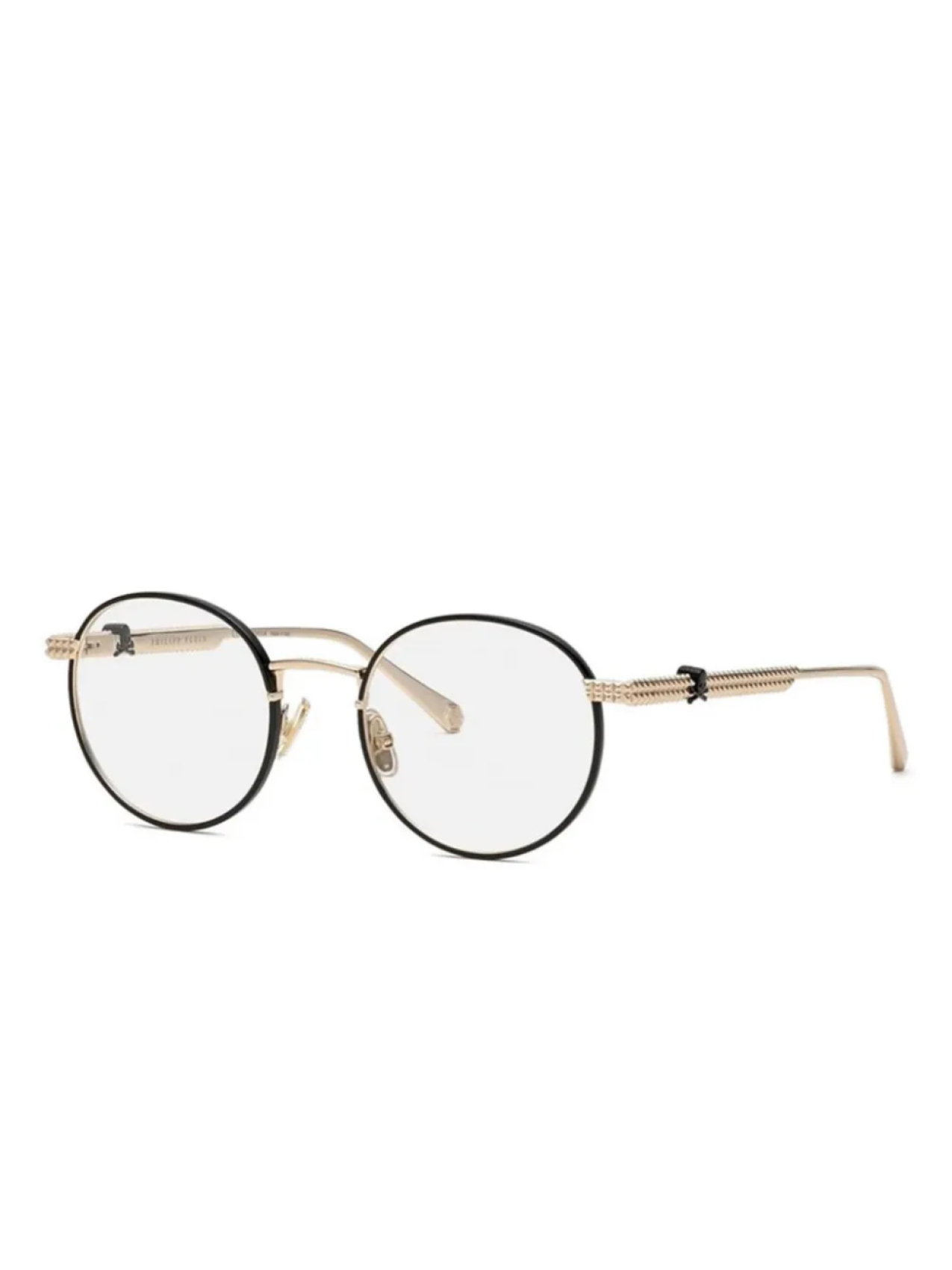 

Очки Philipp Plein Eyewear debossed arm frames, черный
