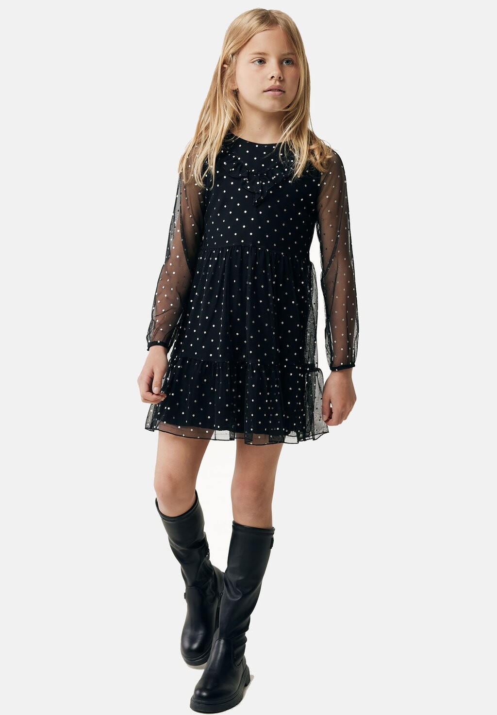 

Элегантное платье FANCY With RUFFLE Mexx, черный