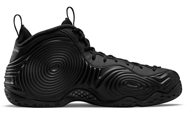 Кроссовки comme des garcons homme plus x air Foamposite one Nike, черный — фото 3