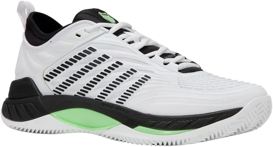Мужские теннисные кроссовки Hypercourt Supreme 2 для грунтовых кортов K-Swiss, белый — фото 4