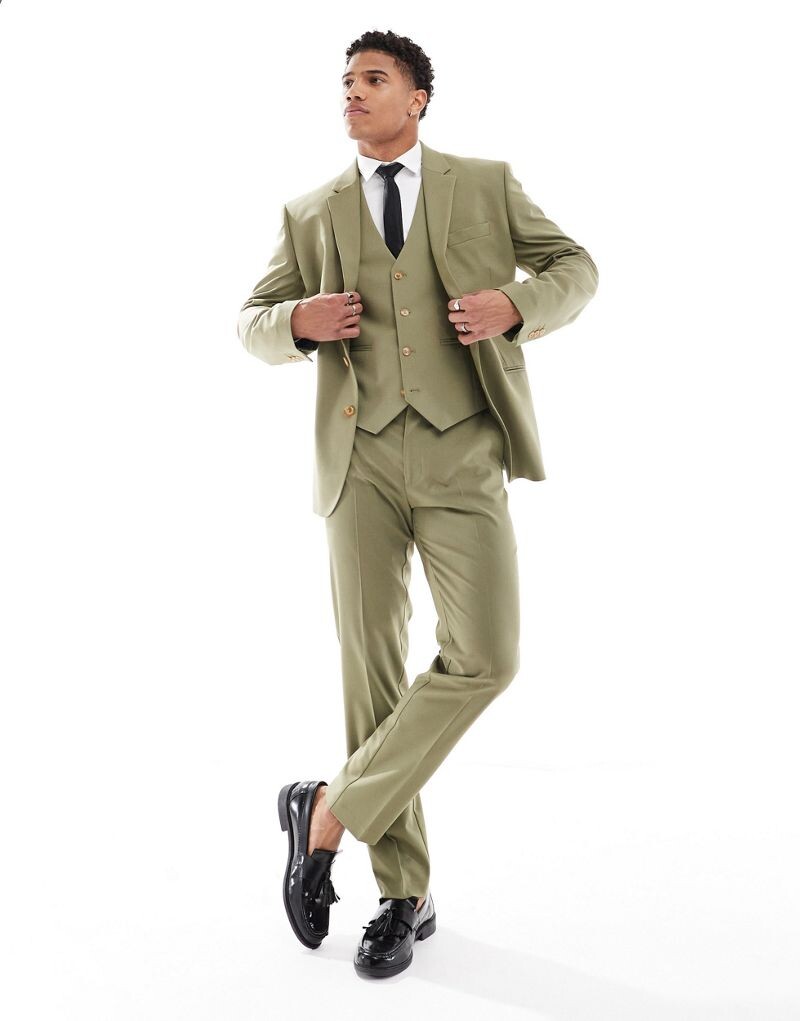 

ASOS DESIGN – узкий пиджак Sage