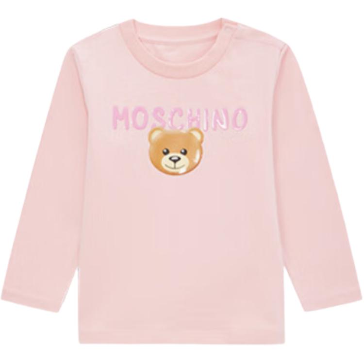 

Футболка Teddybear X BKT для младенцев и малышей MOSCHINO, розовый