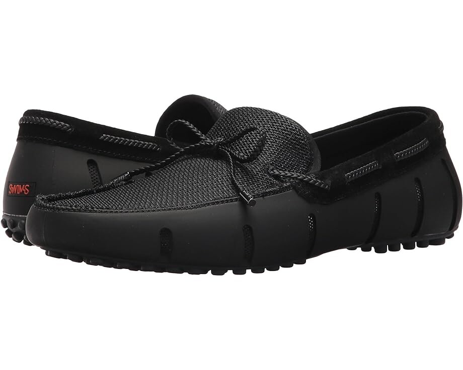 

Лоферы SWIMS Braided Lace Loafer Driver, цвет Black/Graphite