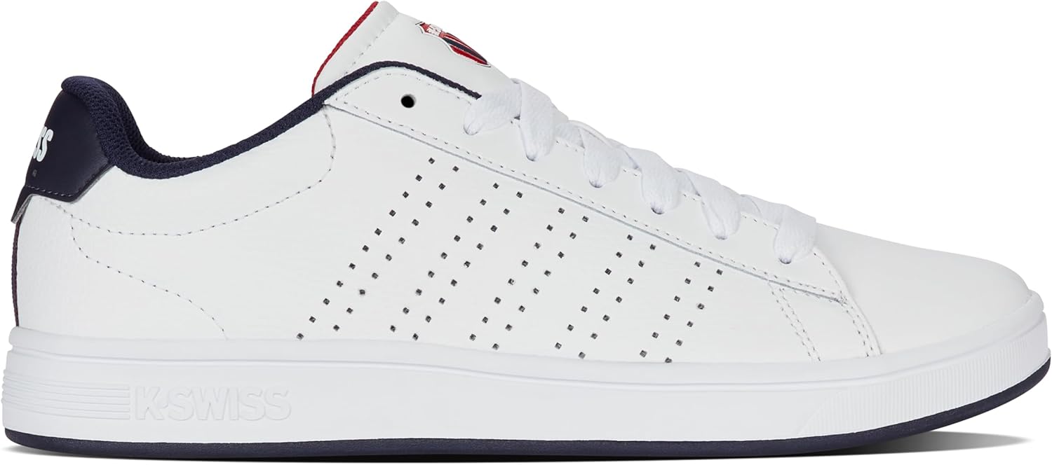 

Мужские кроссовки K-Swiss Court Base II, белый/красный/синий/темно-синий