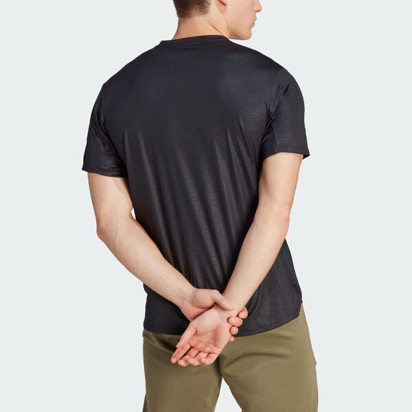 Футболка adidas D4T Strength Workout T-Shirt 'Black', черный — фото 3