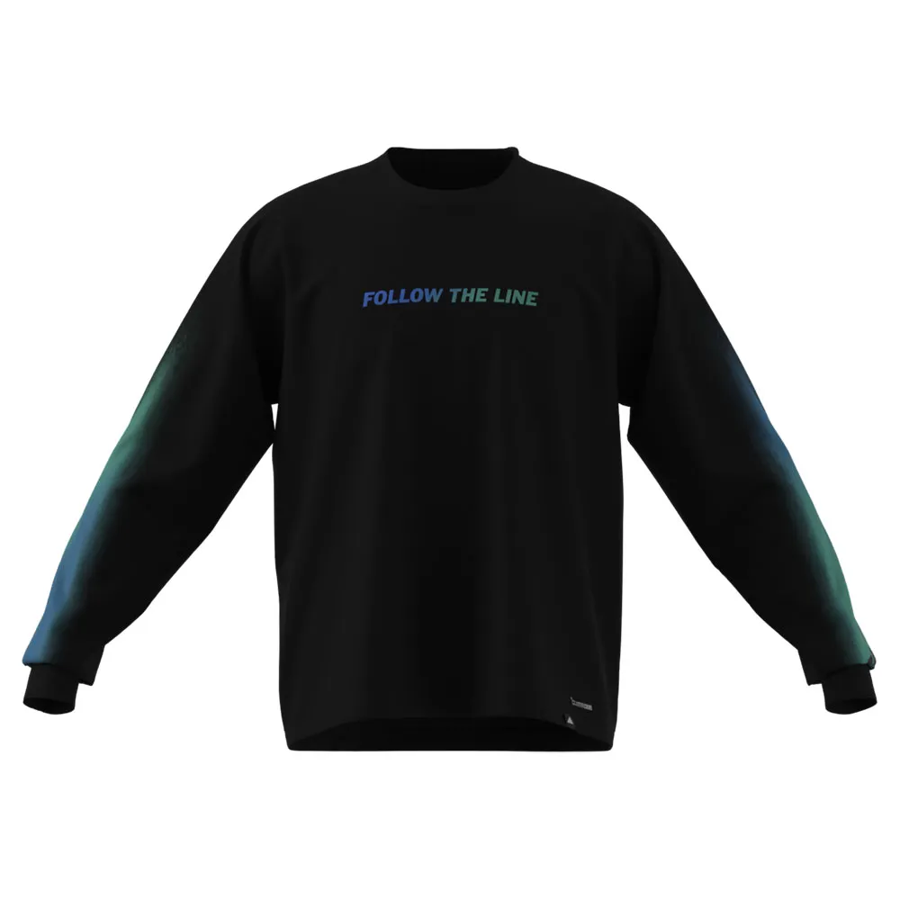 

Лонгслив adidas Follow The Line, черный
