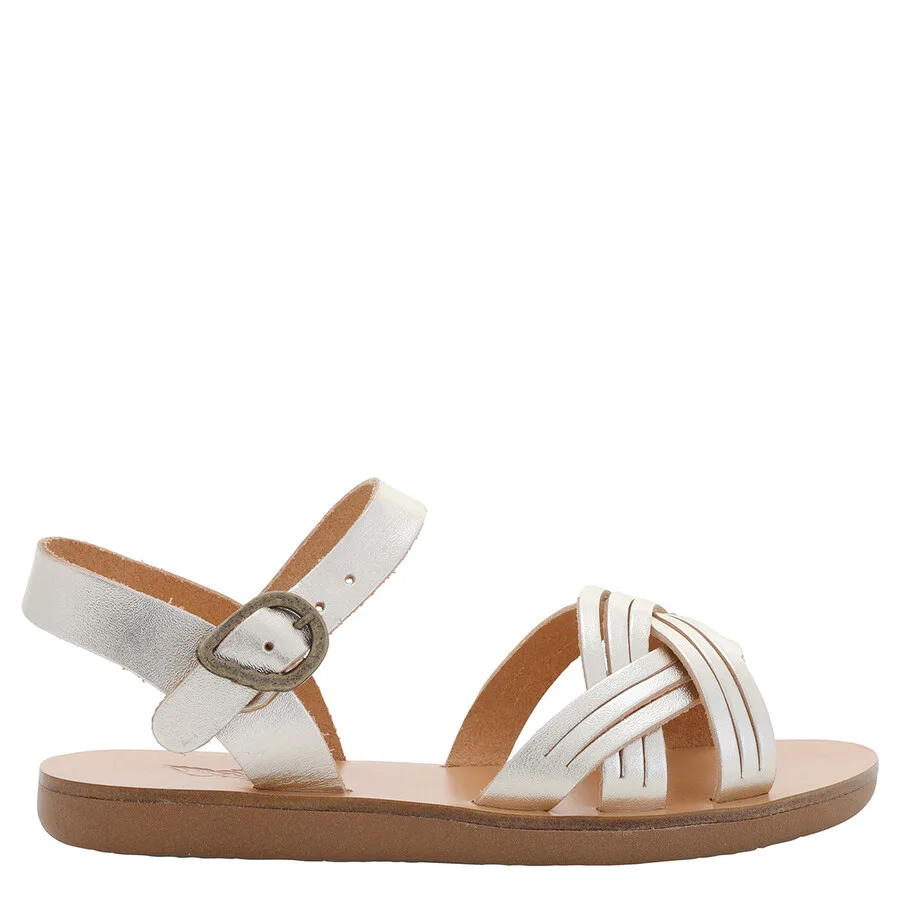 Детские сандалии Ancient Greek Sandals Little Electra мягкие сандалии, платина