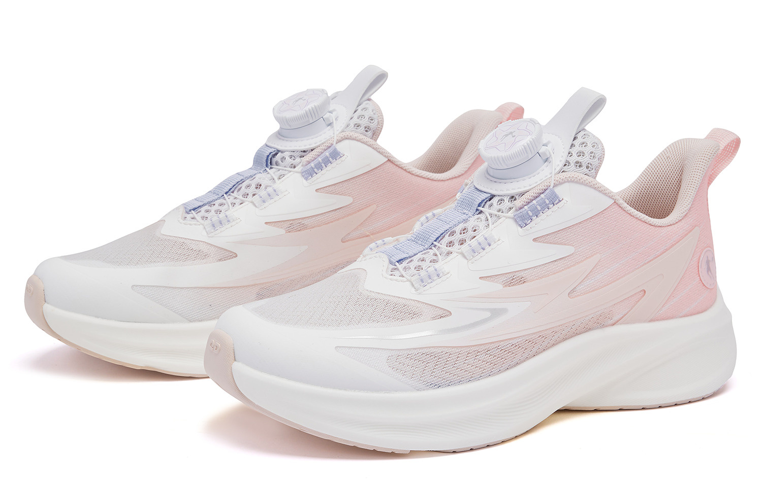 QIAODAN Кроссовки для бега Light Speed 2.0 Low Top для детей Jordan White Morning Light — фото 3
