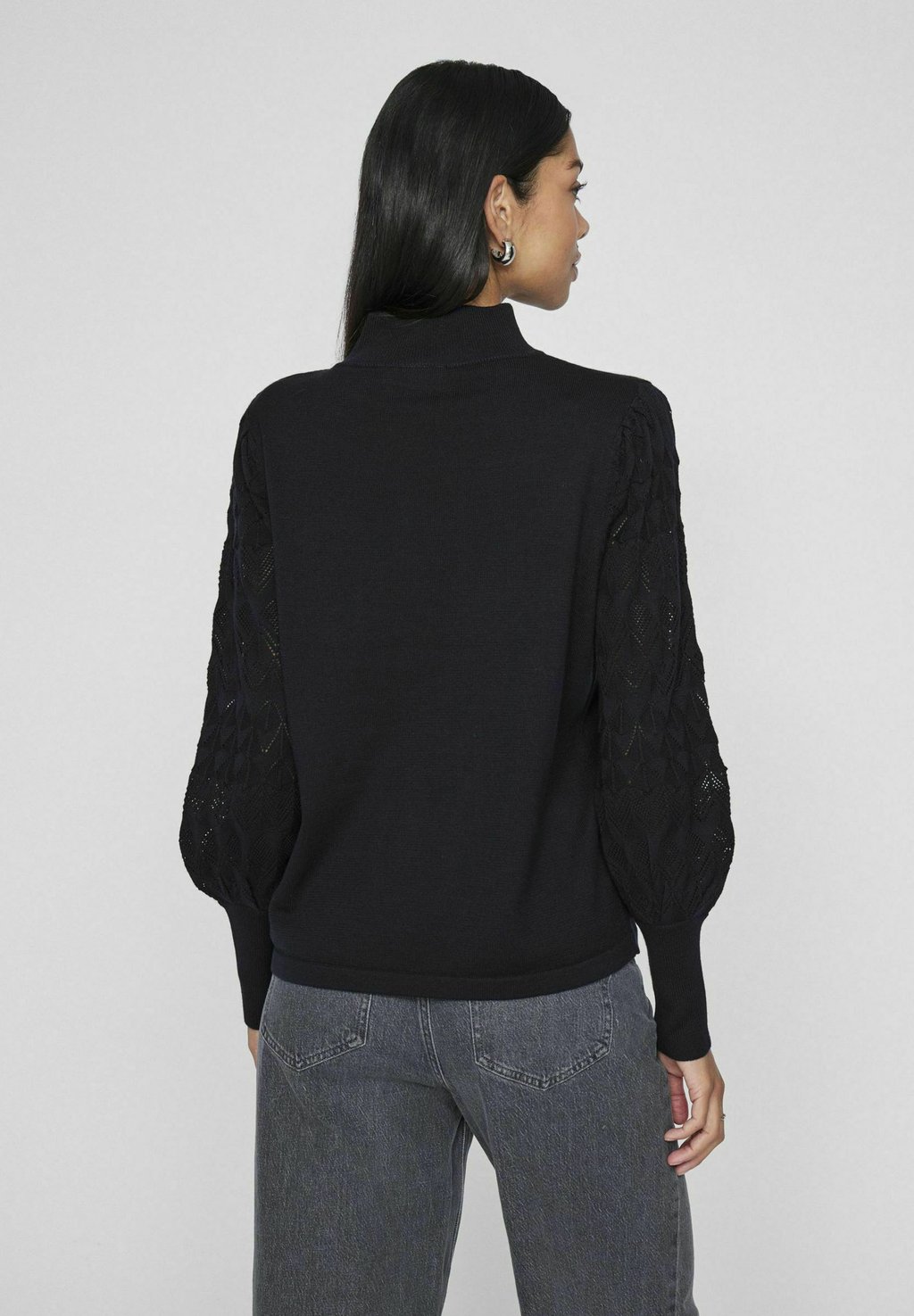 

Джемпер HIGH NECK VILA, черный деним