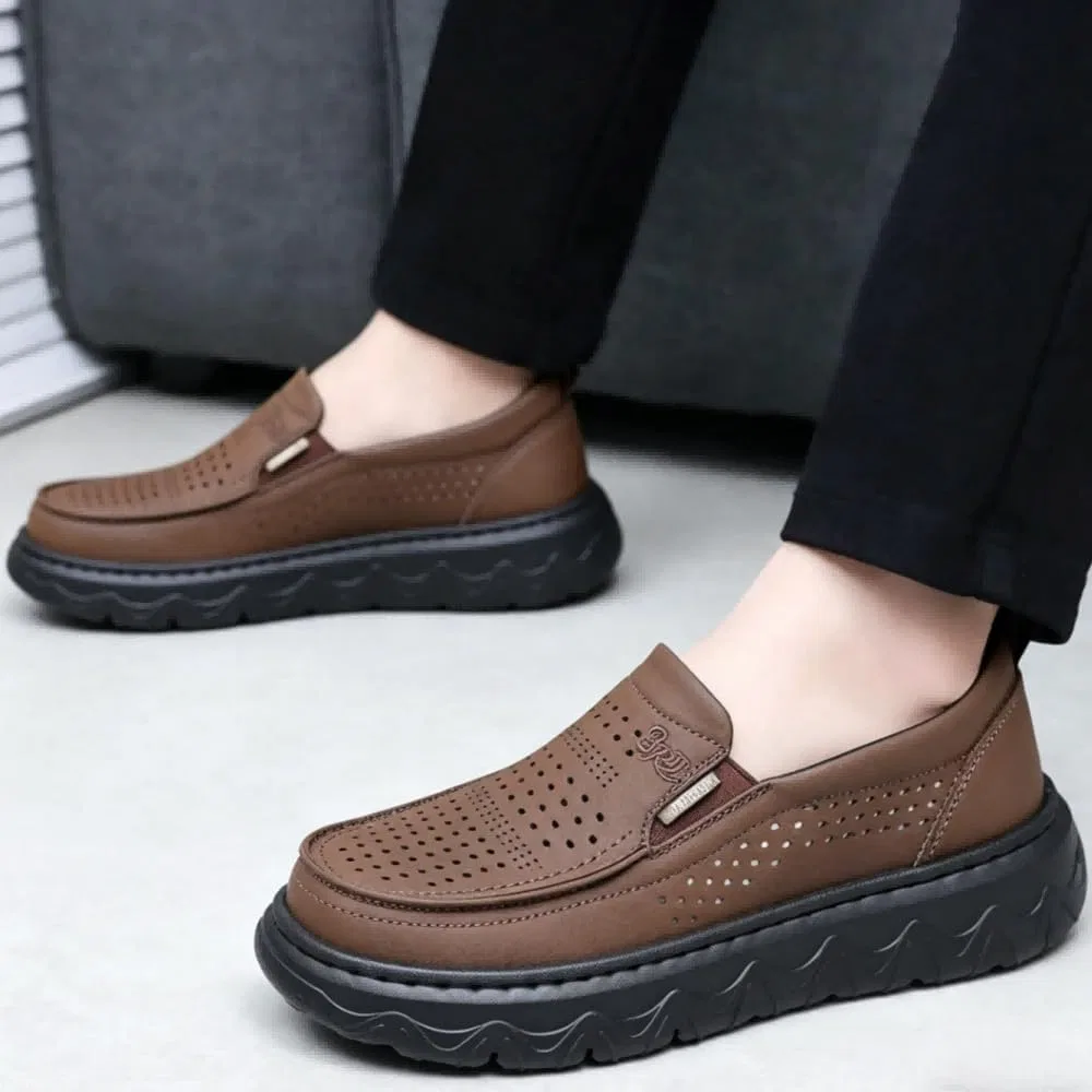 Мокасины мужские Asifn Slip-On, кофе — фото 2