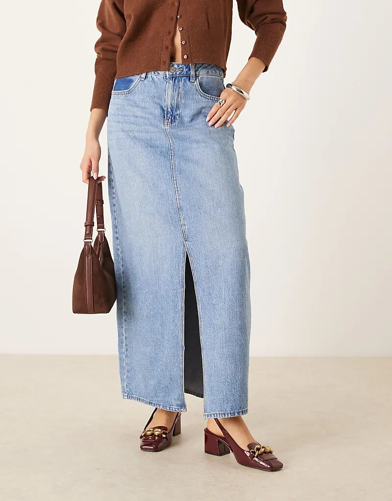Туфли Spencer с открытой пяткой на каблуке средней высоты, бордового цвета от ASOS DESIGN — фото 3