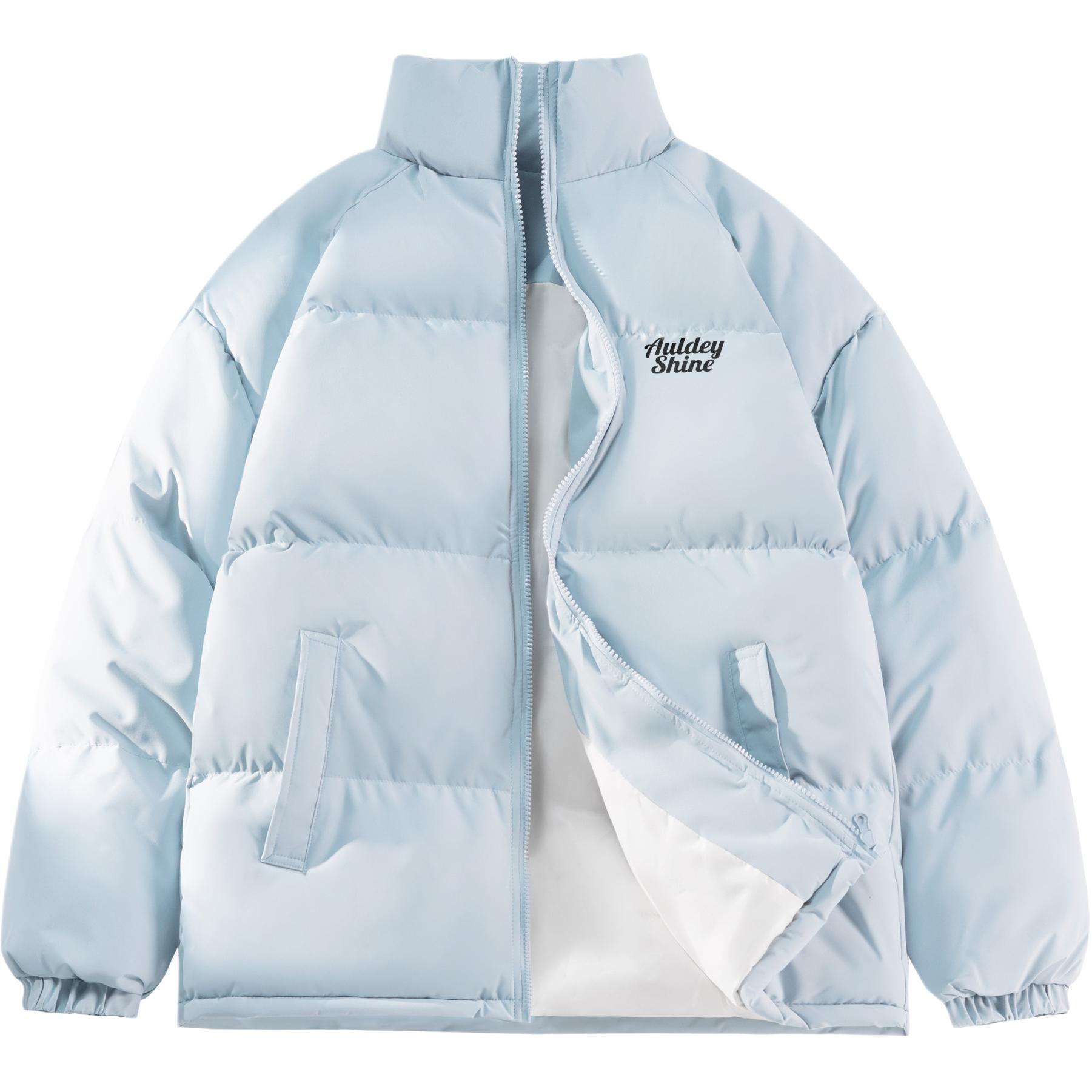 

Пуховик Unisex Stand Collar Moderate Padded AULDEY, светло-синий