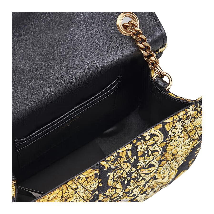 VERSACE Тканевая сумка через плечо женская разноцветная — фото 4