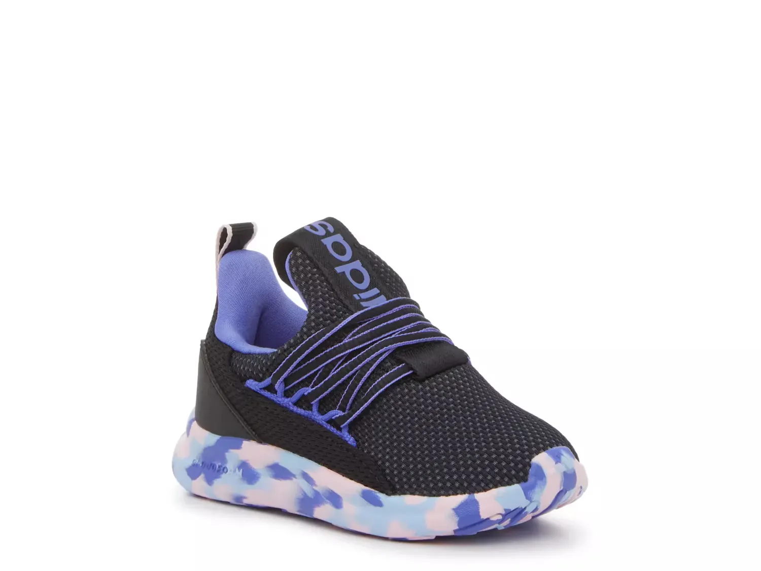 

Кроссовки Lite Racer Adapt 7.0 Slip-On — детские Adidas, Black/Purple