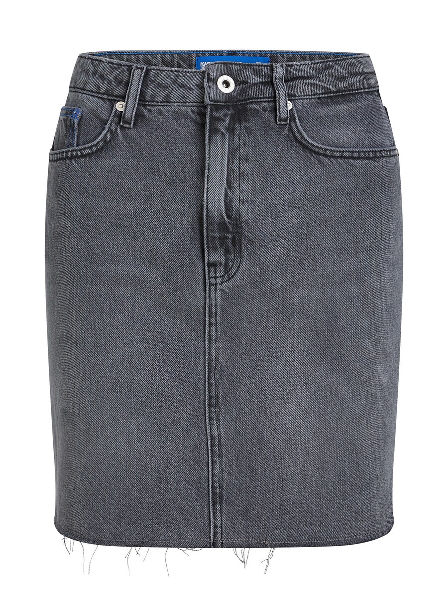 

Юбка KARL LAGERFELD JEANS, серый деним