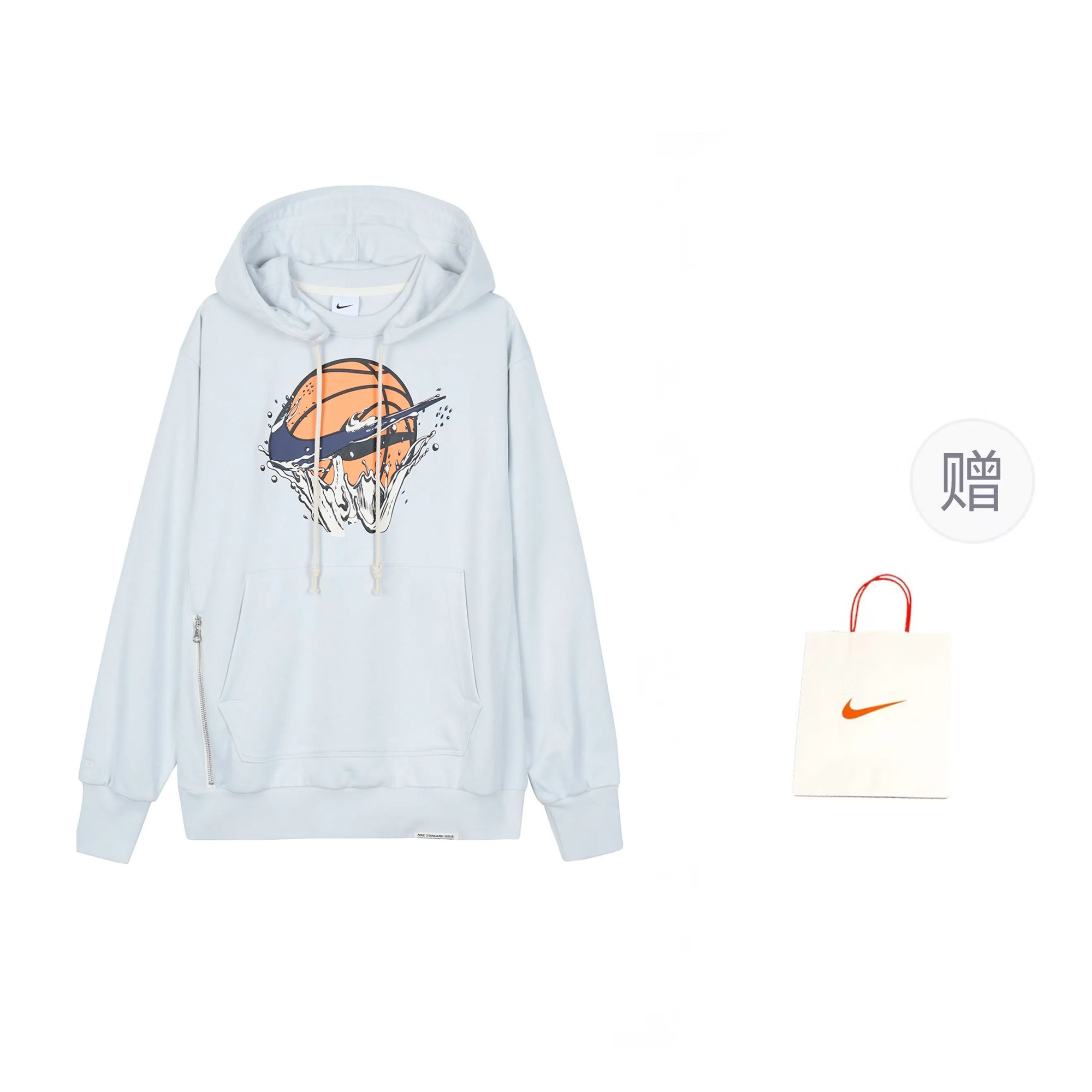 

Nike Толстовка мужская, цвет «фотон серый»
