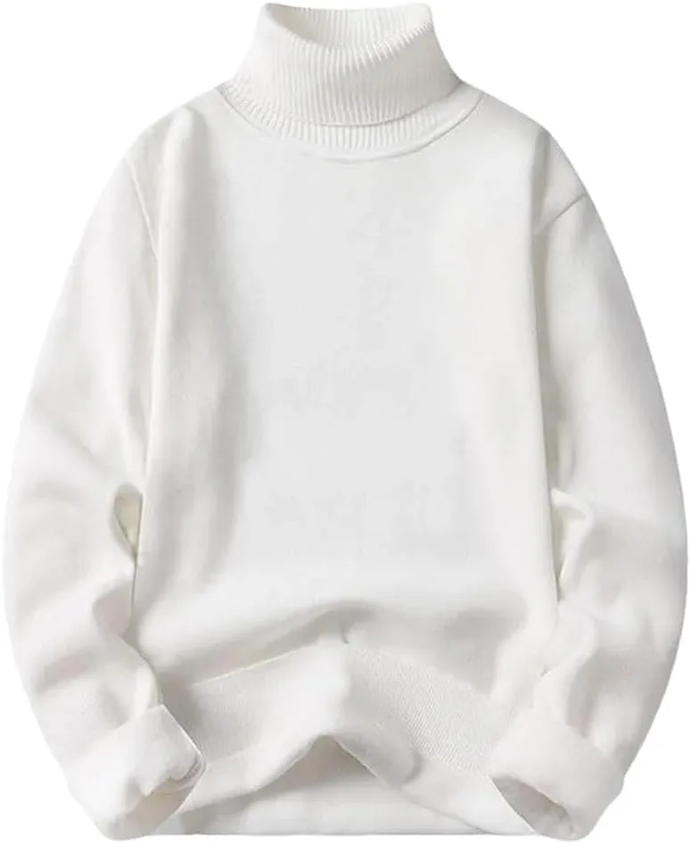 

Мужской вязаный свитер-водолазка