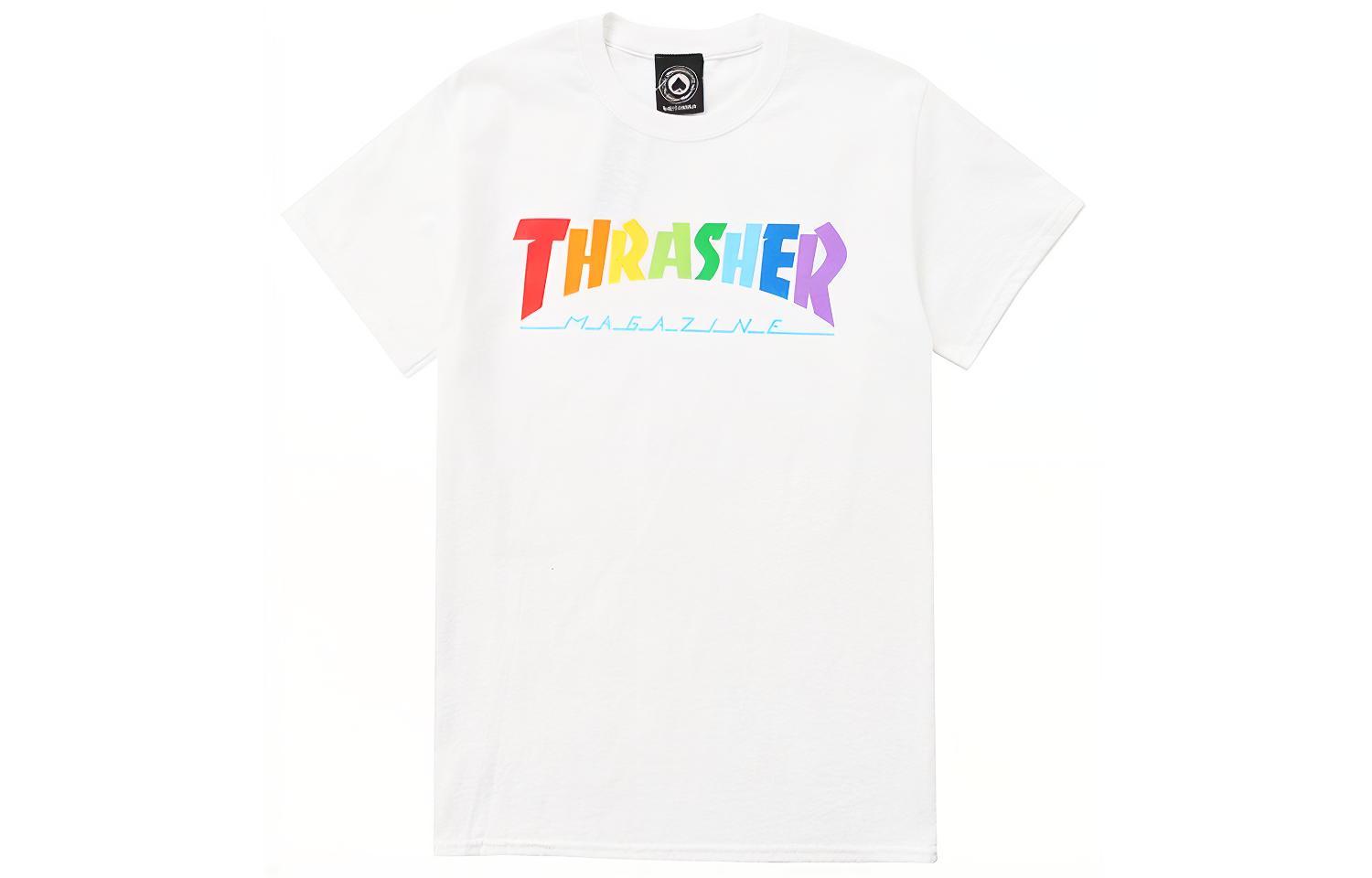 

Thrasher Футболка унисекс, версия для США, белая