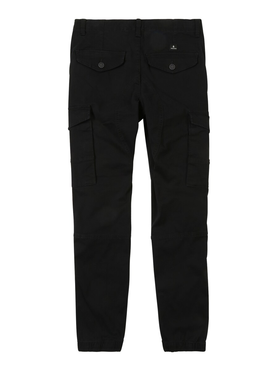 Зауженные брюки Jack & Jones Junior JNRPau JJFlake, черный — фото 3