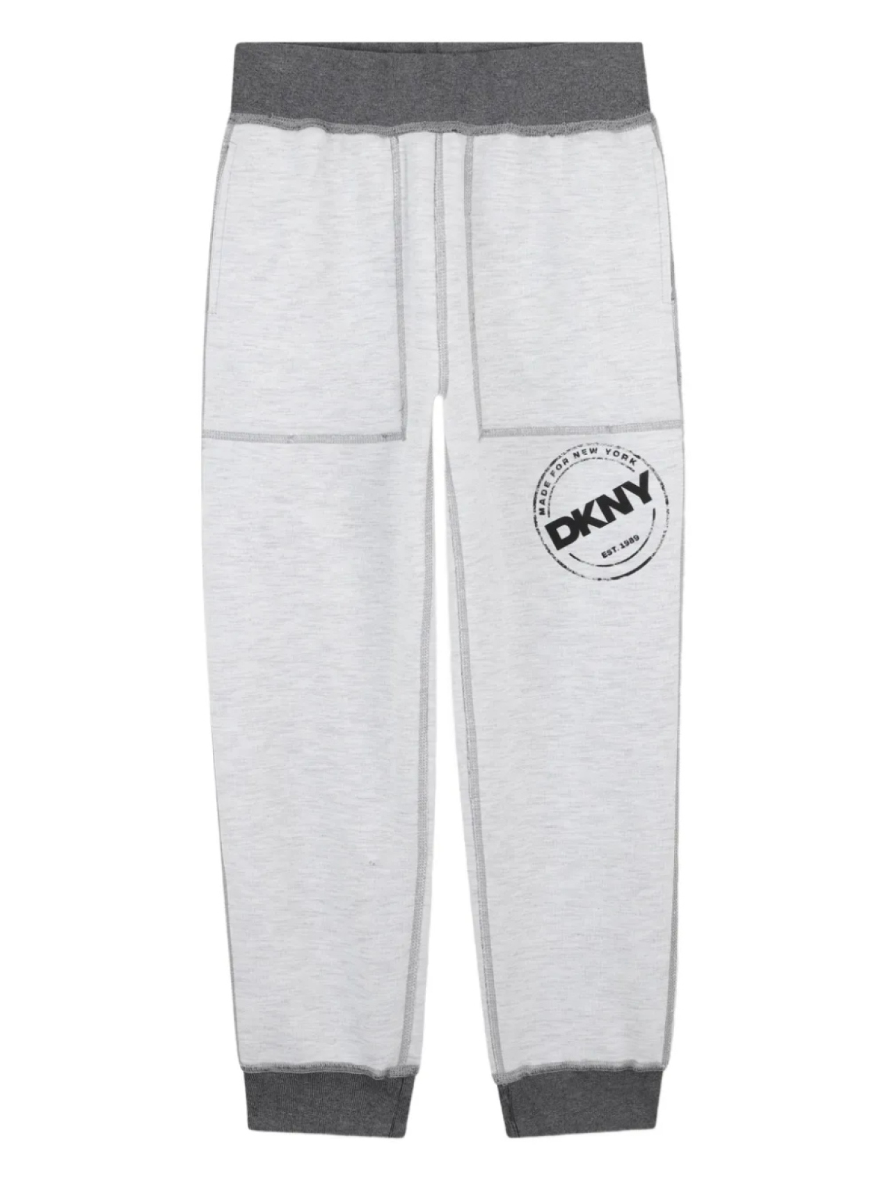 

Dkny Kids спортивные брюки со вставками, серый