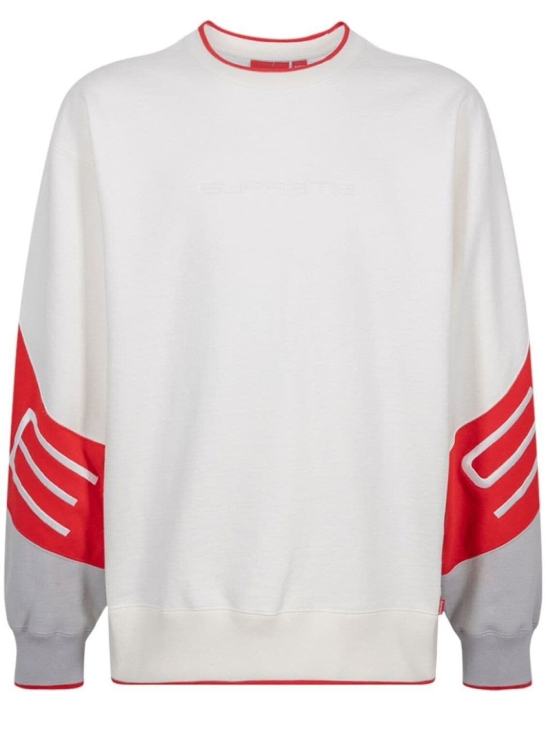 

Supreme толстовка с вышитым логотипом, белый