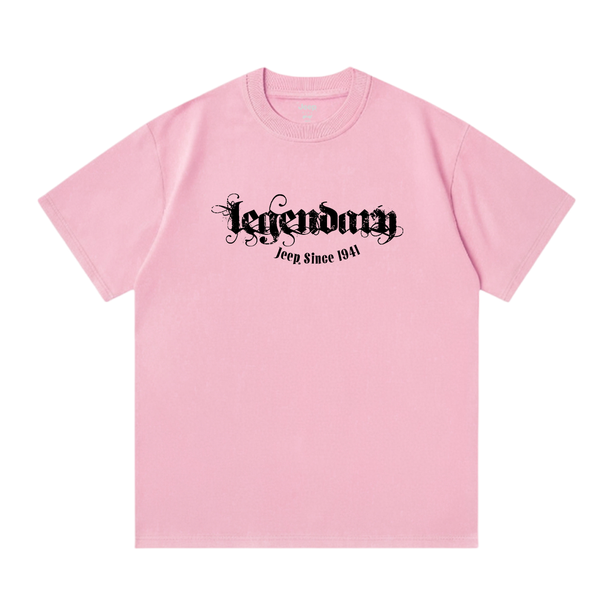 

Футболка унисекс Crew Neck Moderate Jeep, sky розовый