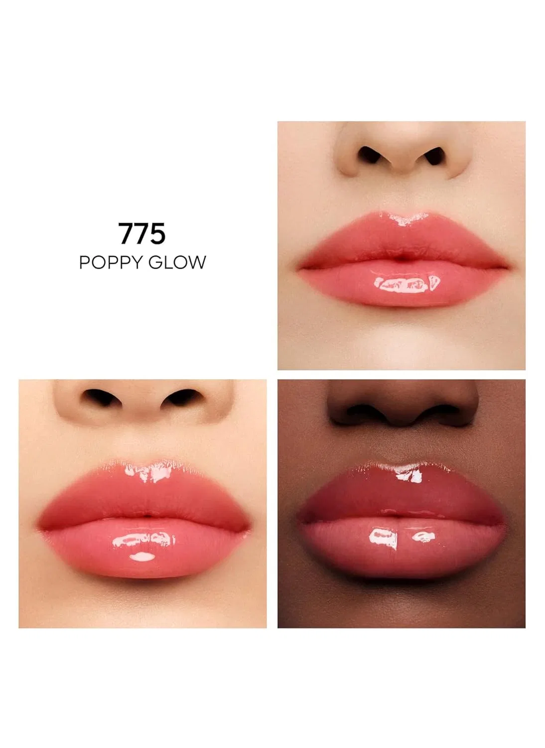 Масло для губ с эффектом увеличения объема «KissKiss Bee Glow Oil» от GUERLAIN Guerlain, 775 Poppy Glow — фото 3