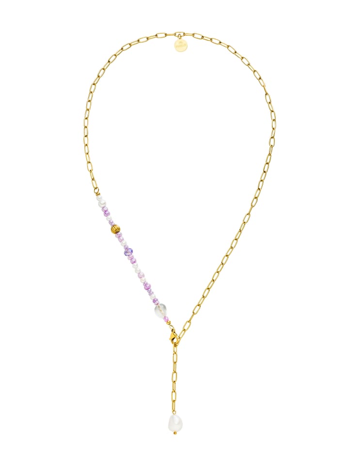 

PURELEI Ожерелье Aina в форме буквы Y, 55 см, золотое