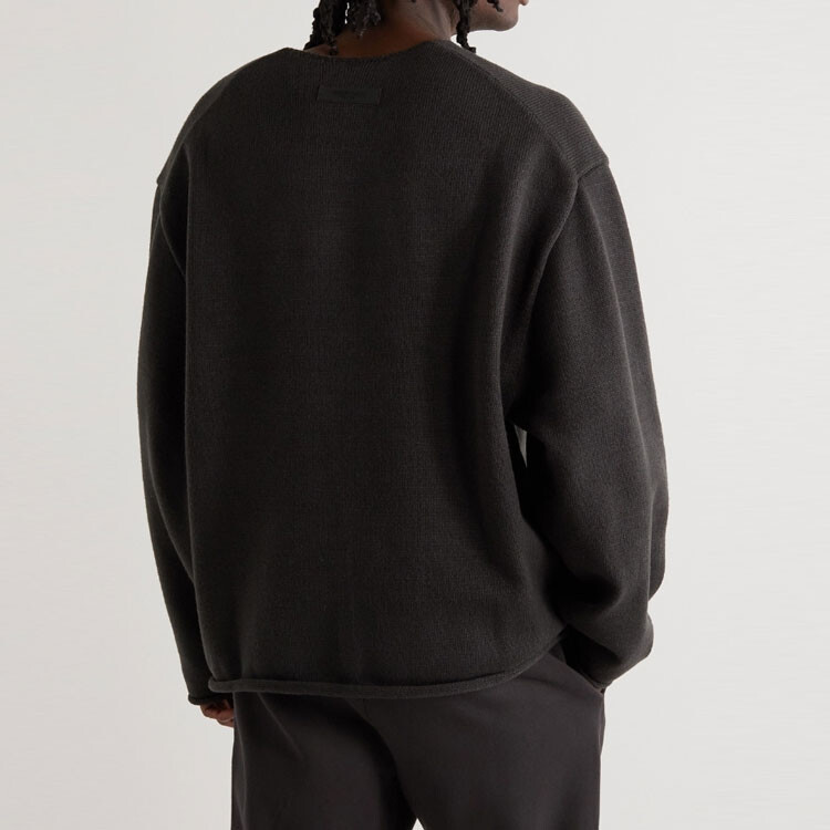 SS22 Свитер мужской железный Fear Of God Essentials, черный — фото 3