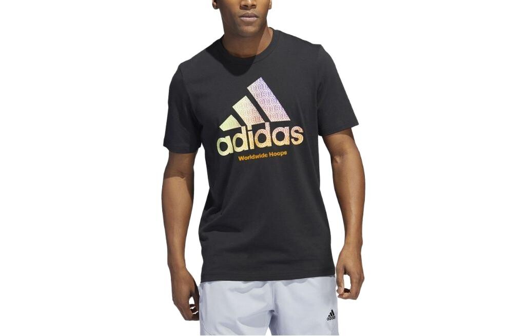 

Футболка мужская черная Adidas, черный