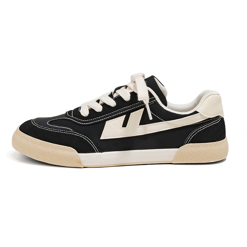 

WARRIOR Низкие парусиновые туфли мужские, черно-бежевые