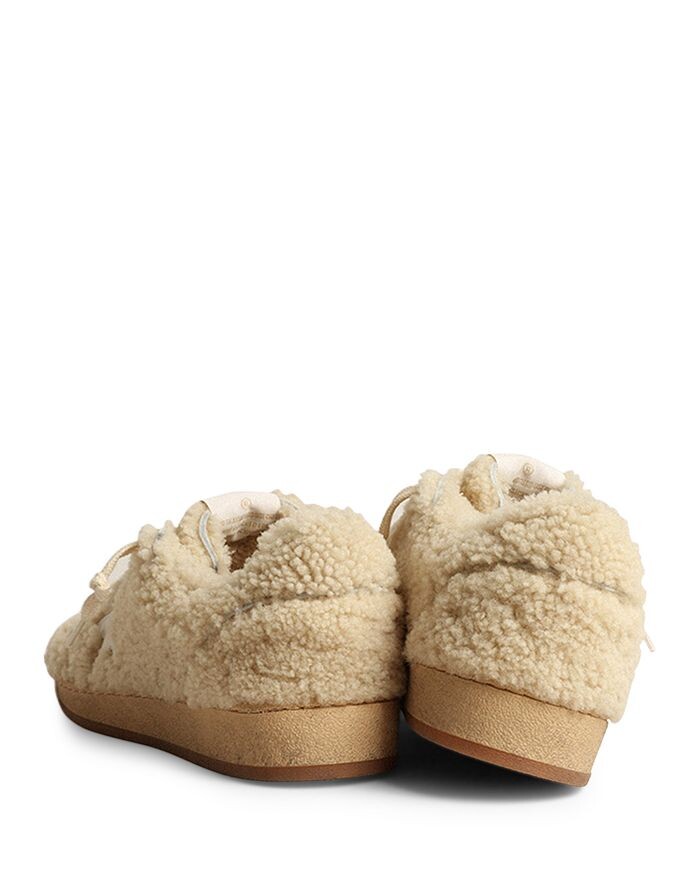 Женские низкие кроссовки Ball Star Shearling Golden Goose — фото 3